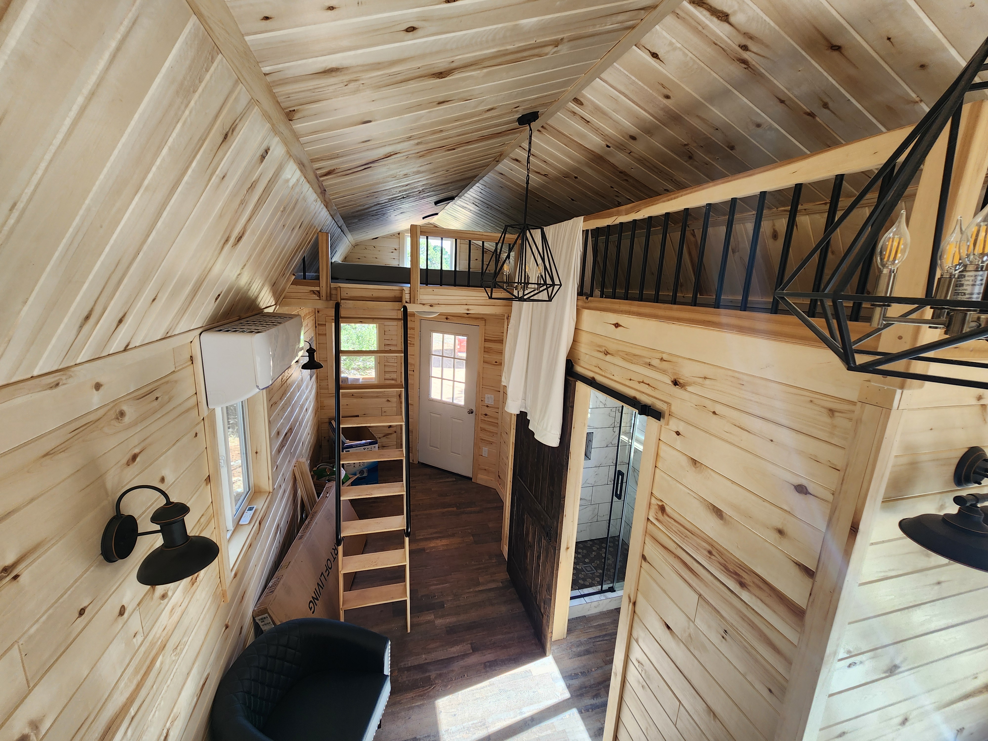 Spacious loft view of Apple Cabin - scenic cabin rental in Monticello Utah